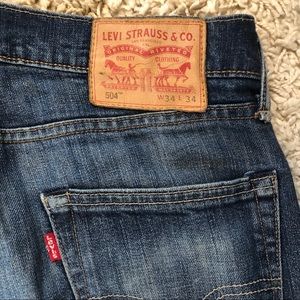 levi's 504 34x34